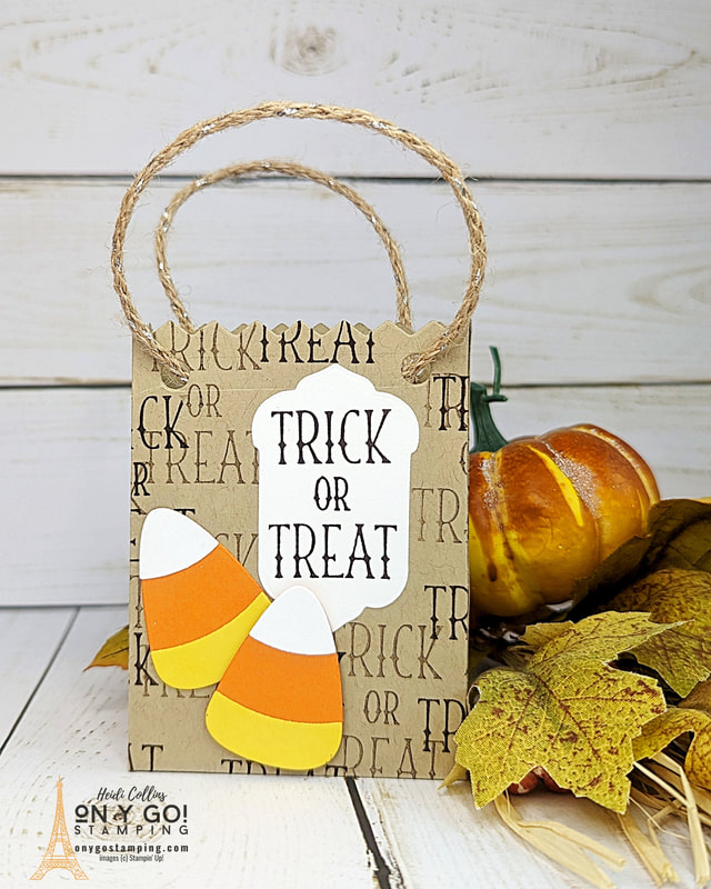 Discover a world of spooky fun with our DIY Halloween treat bags tutorial! Featuring the high-quality Stampin' Up! Tricks and Treats stamp set, we'll guide you through creating unique, handmade goodies bags that are brimming with charm. Perfect for filling with candy corn and other treats, these creepy-cute bags will make your Halloween extra special.