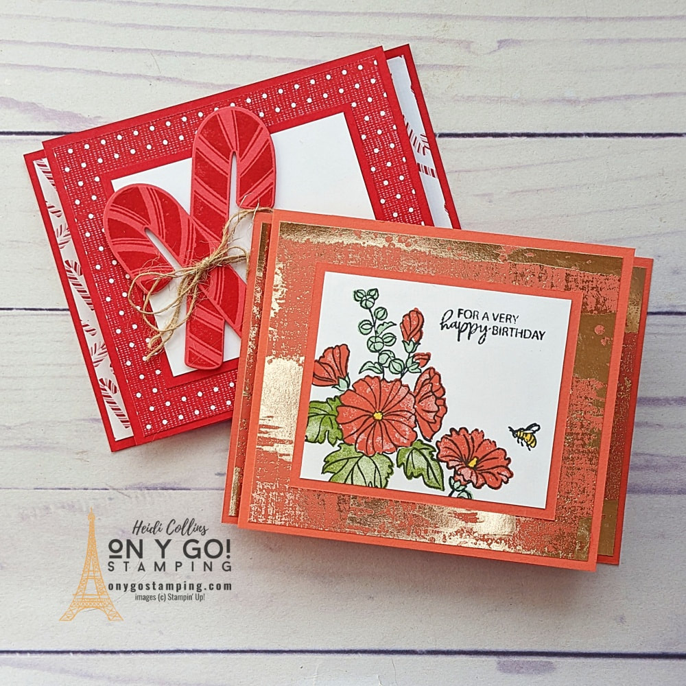 Easy but Elegant Handmade Card plus a Sneak Peek of NEW Stamps and Patterned Paper