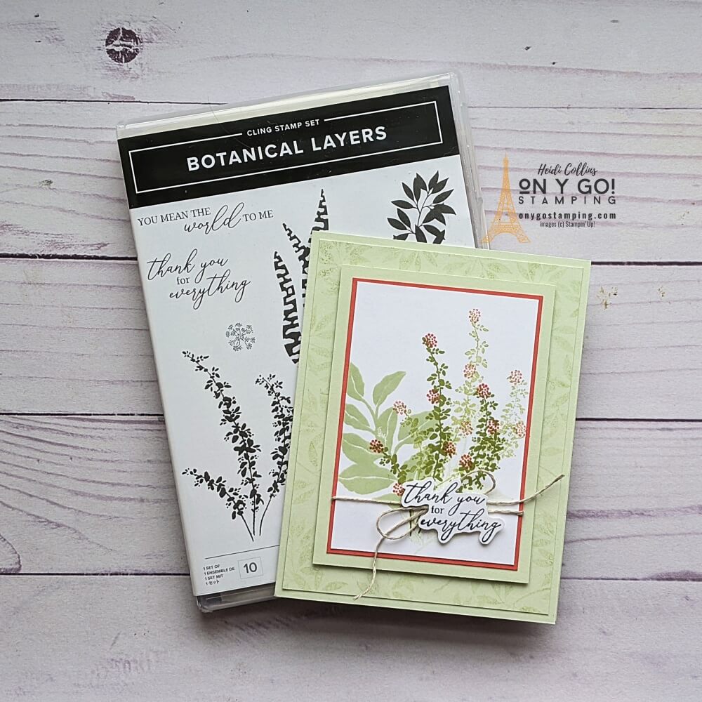 Gettin' Inky! Stampin' Up! Inks & Uses