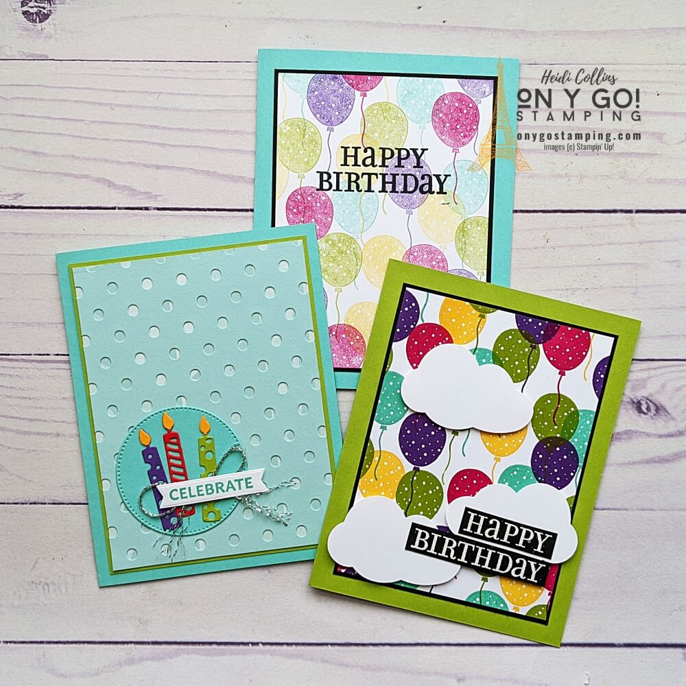 The Celebrate with Tags stamp set from Stampin' Up!® is perfect for creating a variety of handmade birthday cards from quick and easy to wow!