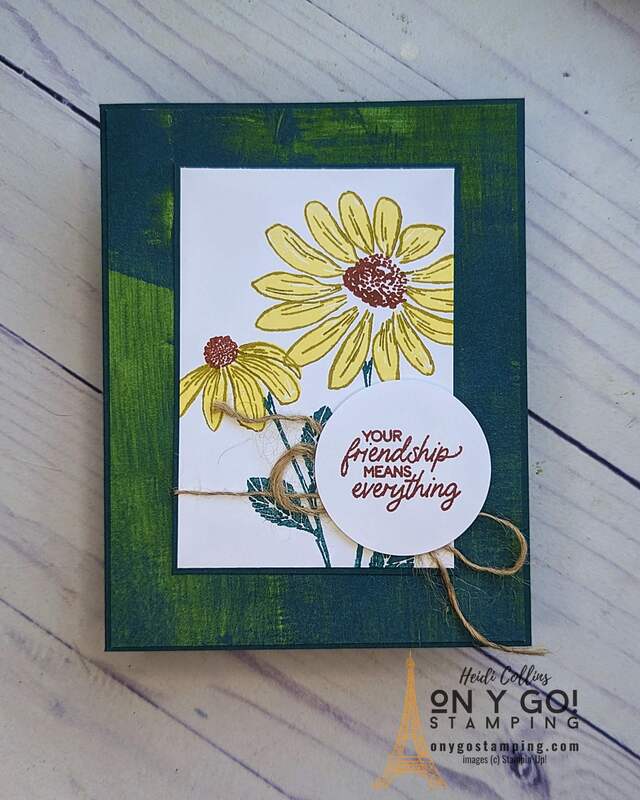 Create heartfelt handmade cards with Fresh as a Daisy patterned paper! Dive into the joy of crafting with the Stampin' Up! tools and Cheerful Daisies stamp set. Whether you need to say 