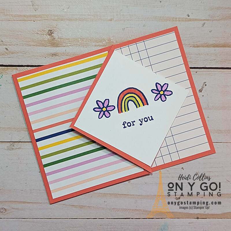 Discover the joy of crafting by creating an easy diamond flap fun fold card using the beautifully vibrant Delightfully Eclectic DSP. Pair it with the Just My Type stamp set for those personalized touches. Experience the quality and versatility of Stampin' Up! crafting products. This fun and simple DIY project makes any occasion special. Ready to learn how? Visit our website to see the step-by-step video tutorial and create your masterpiece!