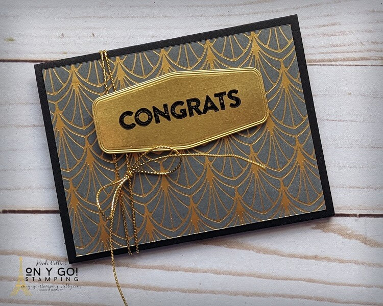 Handmade graduation card idea that holds a gift card, cash, or a check. This quick and easy to make fun fold design is the perfect way to give a gift!
