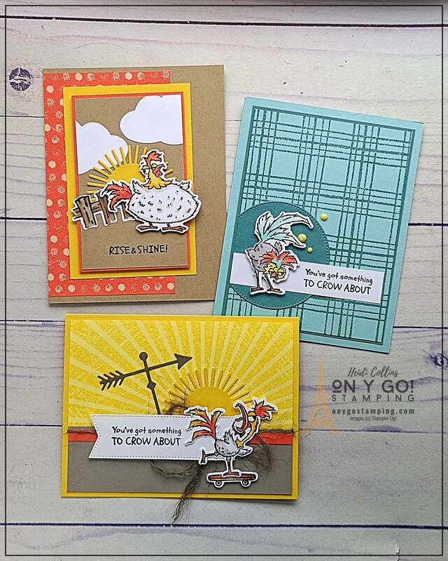 Stampin' Up! Hey Chuck You've Got Something to Crow About Card