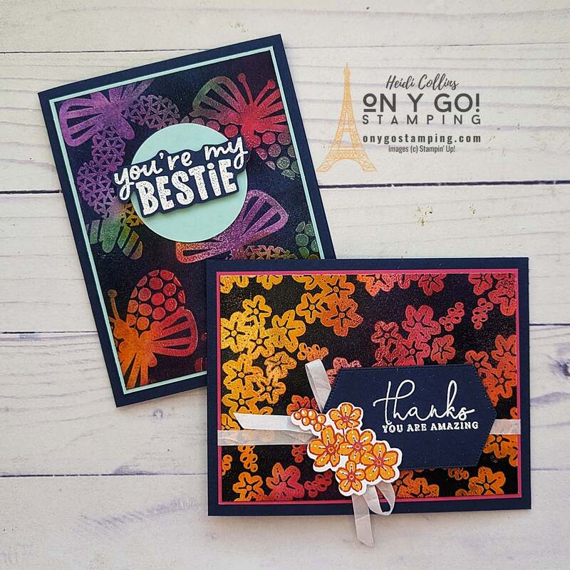Create beautiful, unique works of art with the Joseph's Coat rubber stamping technique! Working with ink, blending brushes, rubber stamps, and Stampin' Up! products, you can create amazing, vibrant designs you never thought were possible! Whether you're a novice or a stamping expert, you'll be able to create gorgeous, one-of-a-kind pieces with this creative cardmaking technique.