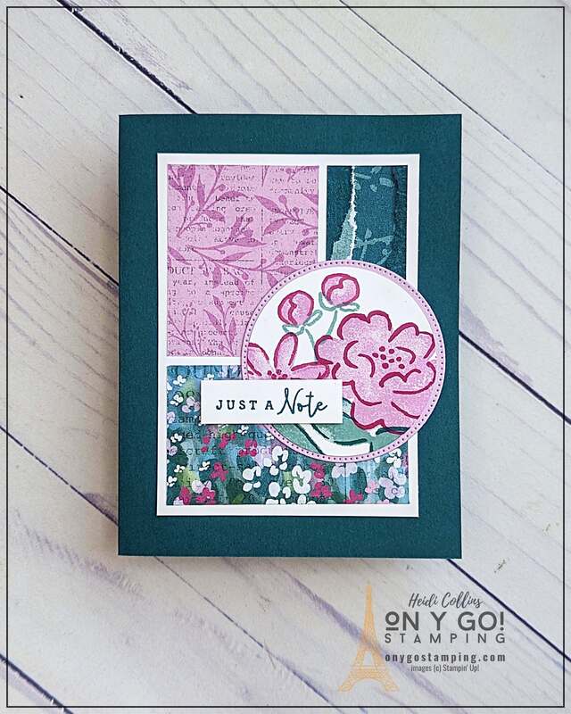 Let your loved ones know how much they mean to you with a handmade note card crafted from the Darling Details stamp set by Stampin' Up! This card sketch uses the beautiful Masterfully Made Designer Series Paper, allowing you to pick the perfect patterned paper to tell your own unique story. Create a card that is sure to be the most special of all to the recipient!
