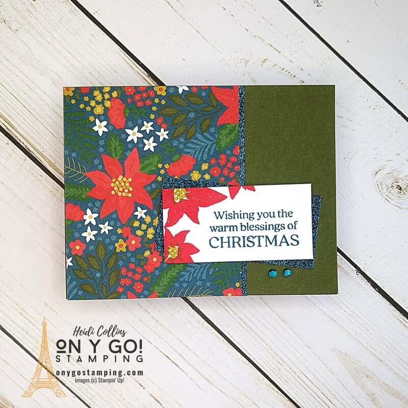 Discover the joy of creating your own unique Christmas cards this holiday season. With Stampin' Up products, including the Garden Walk DSP and Modern Garden stamp set, and our simple card sketch, we'll guide you step-by-step in creating beautiful handmade Christmas cards. The beauty of rubber stamps, the charm of patterned paper, and your personal touch will create a festive masterpiece you'll be proud to send.