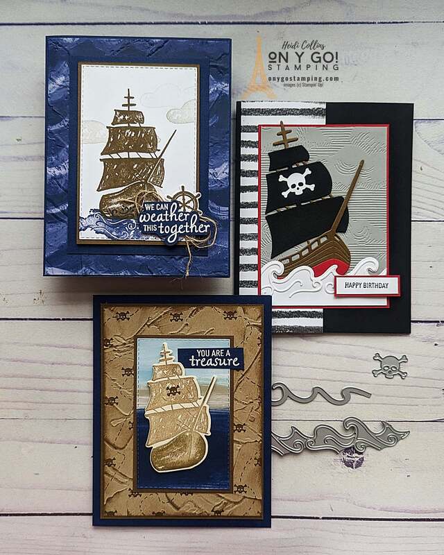 Are you looking for a way to show your special someone how much you care? Look no further than the On the Ocean stamp set from Stampin' Up! With this set you can create handsome, masculine cards