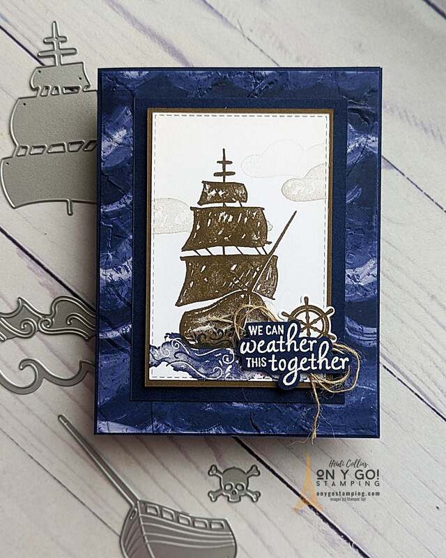 Are you looking for the perfect card to give to a special guy in your life? Look no further! The On the Ocean stamp set from Stampin' Up! is the perfect fit for a masculine card with a message of encouragement. You can easily create a unique card for any occasion with the classic stamp set and your own personal touches.