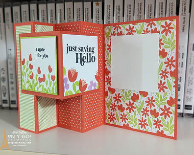 Creating your own handmade card doesn't have to be hard. With this fun fold card, you can make a Simply Fabulous card in minutes using Stampin' Up!'s Butterfly Kisses Design Series Paper (DSP). It's perfect for any occasion and is the perfect way to show your loved one how much you care.