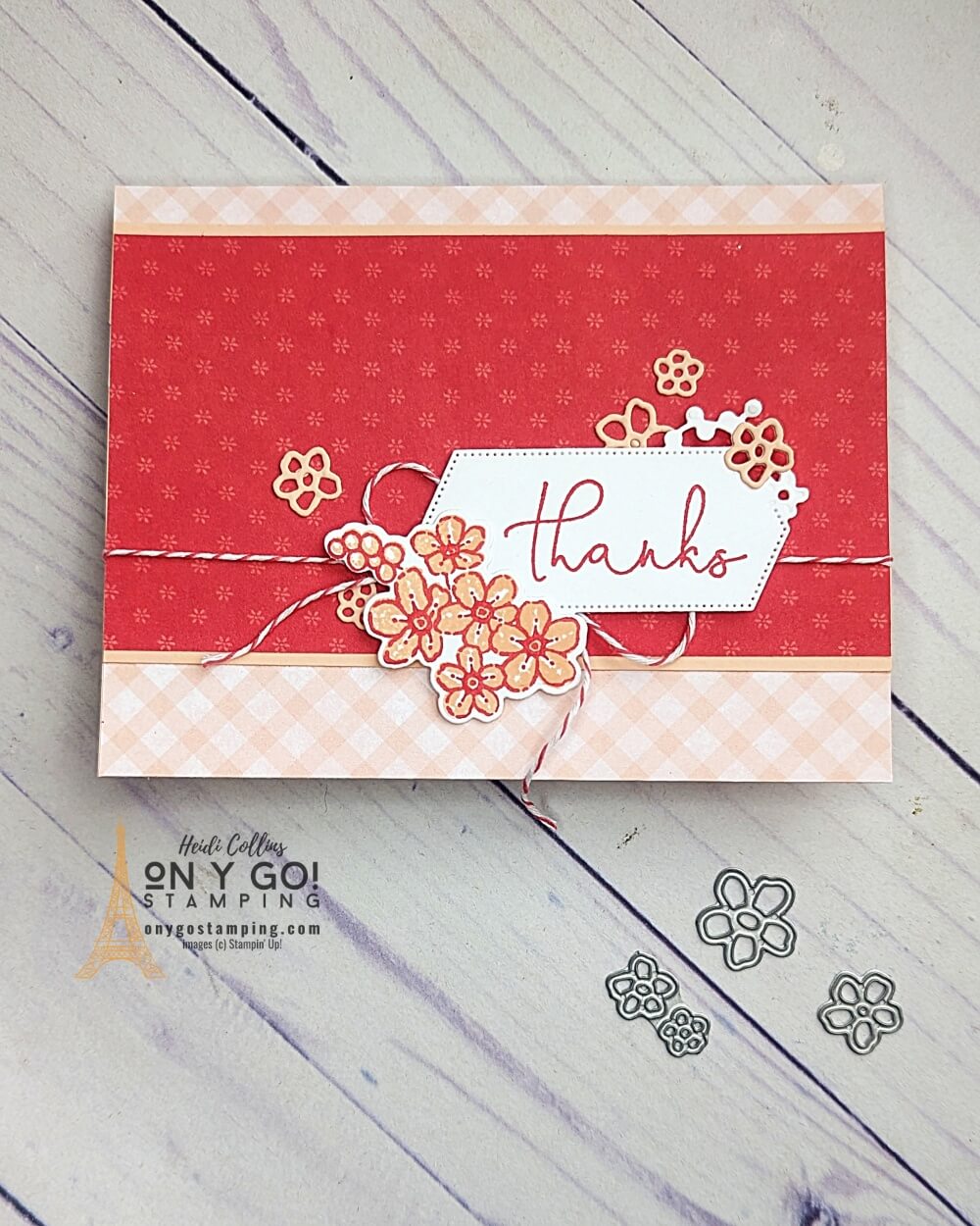 Making a handmade card with patterned paper is a beautiful way to express your gratitude and thoughts. This project will use the Sentimental Park stamp set and Tea Boutique DSP from Stampin' Up! With the right materials, anyone can craft a heartfelt card that will leave a lasting impression on the recipient.