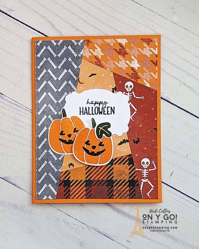 Discover the magic of handmade Halloween cards using the unique stack and cut technique. Unleash your creativity with striking patterned paper like the exquisite Them Bones DSP from Stampin' Up! Add a personal touch to spook-tacular greetings this Halloween. Learn more and master this fun-filled craft. Click to see our engaging video tutorial today!