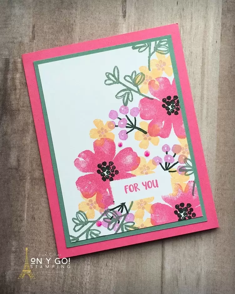 New to cardmaking? Here's how to make a very simple card! 