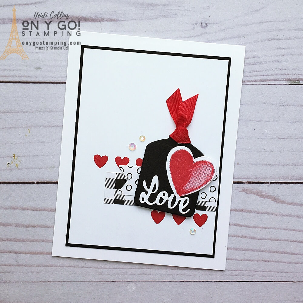 Create a handmade Valentine's Day card for your loved one. With the Sweet Conversations stamp set, this card is so easy to make! And absolutely stunning!