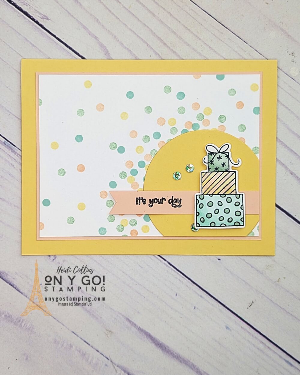 See how to make a fun handmade birthday card with the Warm Welcome stamp set and dies from Stampin' Up!®