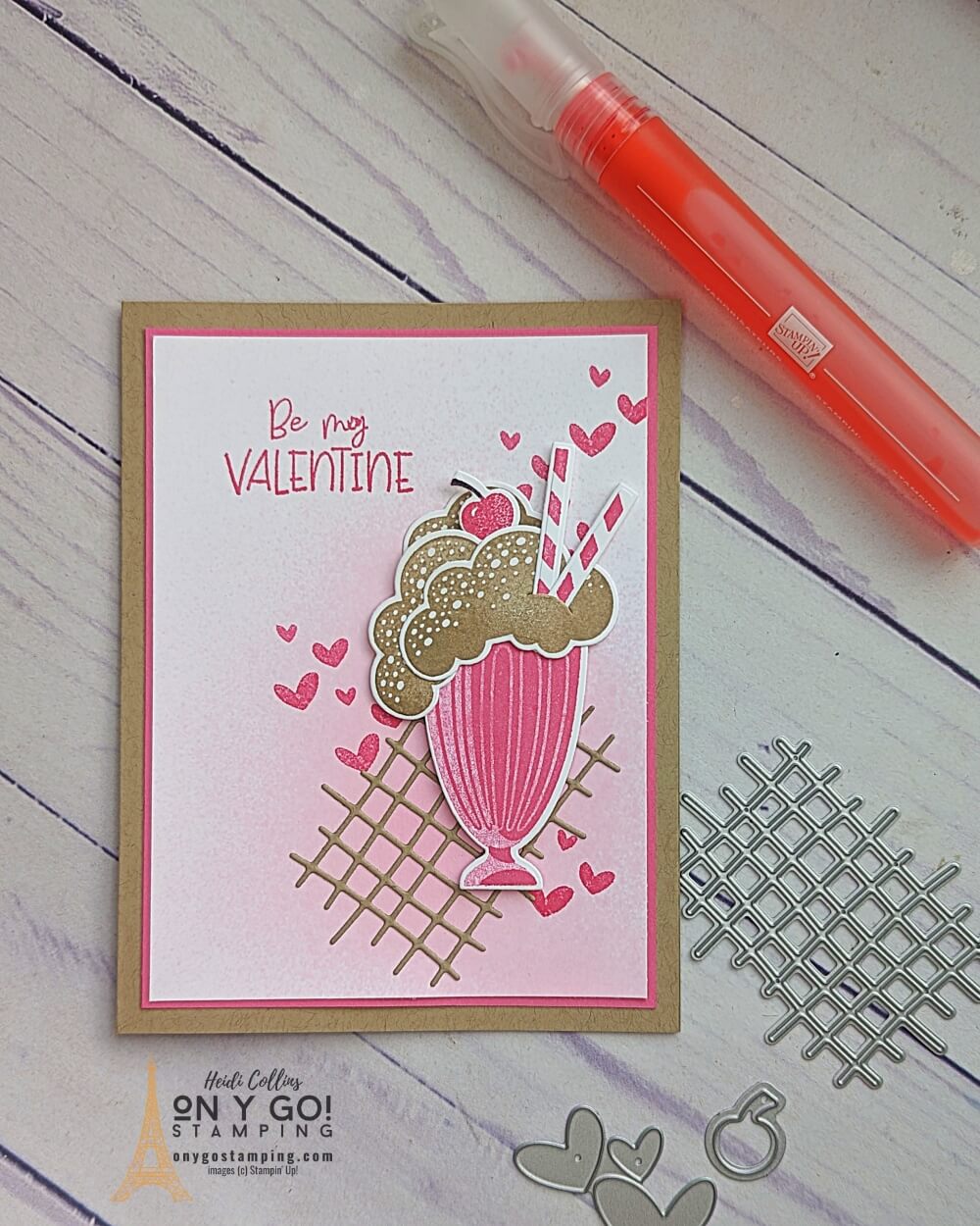 Say hello to the perfect handmade Valentine's Day card! With the new 
