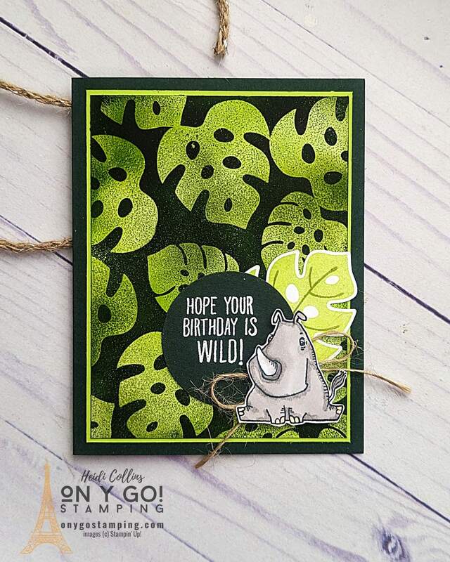 Looking to create something special for that special someone? Check out our fun cardmaking ideas using the Stampin' Up! Rhino Ready stamp set. Perfect for any birthday card, you can create unique, beautiful cards that your friends and family will treasure. With this amazing stamp set, you can create one-of-a-kind card designs, perfect for a custom gift to celebrate that special someone's birthday!