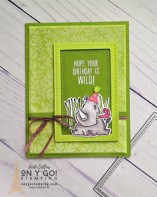 Are you looking for creative, handmade card ideas for a Rhino Ready stamp set? You can make beautiful and one-of-a-kind cards for any special occasion or even just for fun. The possibilities are endless with Stampin' Up! and you can use the Rhino Ready stamp set to make wonderful birthday cards that will be sure to make your loved ones smile. Keep reading to discover more cardmaking ideas using this versatile stamp set!