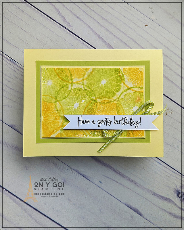 Love to make handcrafted cards but intimidated by some of the more complex card-making techniques? Try wet stamping! It's an easy technique that requires minimal supplies and produces beautiful results with just a few simple steps. Using the Sweet Citrus stamp set from Stampin' Up!, follow along with our watercolor tutorial and start making your own cards today! See the video tutorial now to get started!