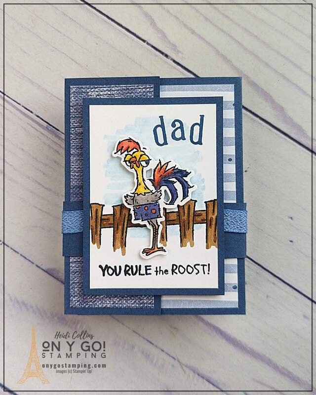 Get ready to wow your dad this Father's Day with our creative and easy-to-follow DIY Gift Card Holder tutorial! □ Using a fun fold card technique, Stampin' Up! materials, and the super cool Hey Chuck stamp set, you'll make a one-of-a-kind gift that he'll treasure! □ See the video tutorial now and start creating!