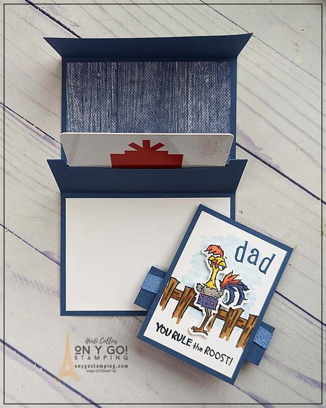 Show Dad your love and appreciation this Father's Day with a DIY Gift Card Holder you can create yourself! Learn to master the fun fold card technique and use the fantastic Stampin' Up! products like the Hey Chuck stamp set to craft a unique and memorable gift for Dad. Don't miss out – See the video tutorial now and let your creativity shine!