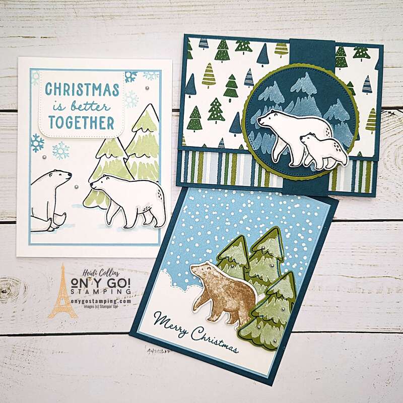 Experience the magic of the holiday season by crafting heartfelt, handmade Christmas cards. Discover the warmth of the A Walk in the Woods patterned paper and the whimsical charm of the Beary Cute Stampin' Up! rubber stamps. An unforgettable festive masterpiece is just a video tutorial away. Stir up the seasonal creativity and unfold the joy of the holidays. Curious how? Just click to see the video tutorial.