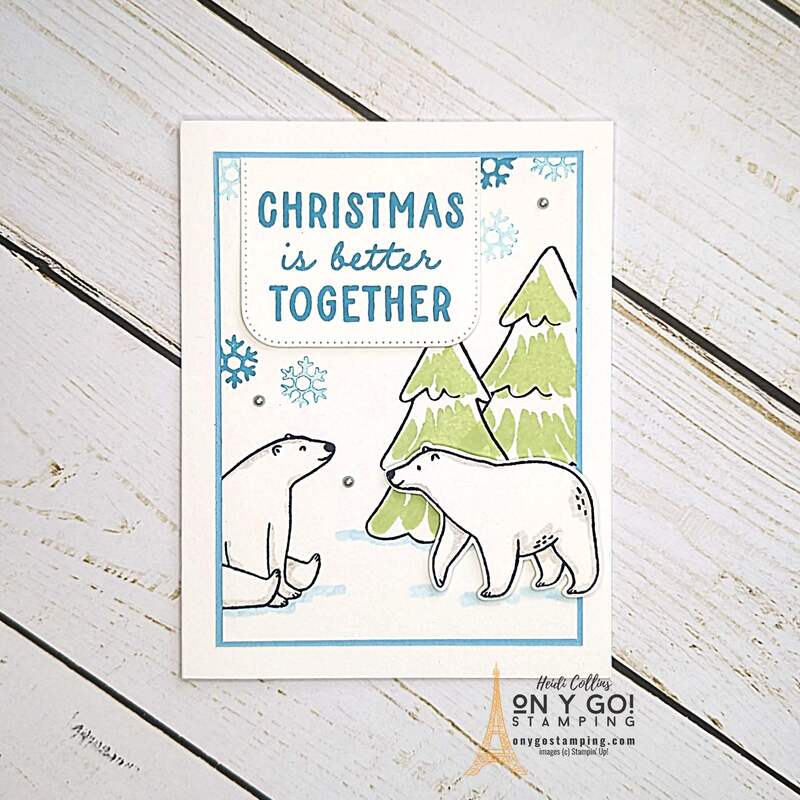 Discover the magic of creating easy handmade Christmas cards using the irresistibly charming Beary Cute stamp set by Stampin' Up! Unleash your creativity as you design heartwarming cards featuring delightful polar bears. These simple yet stunning creations are perfect for spreading holiday cheer. Ready for some festive fun? Don't miss out, see the video tutorial now!