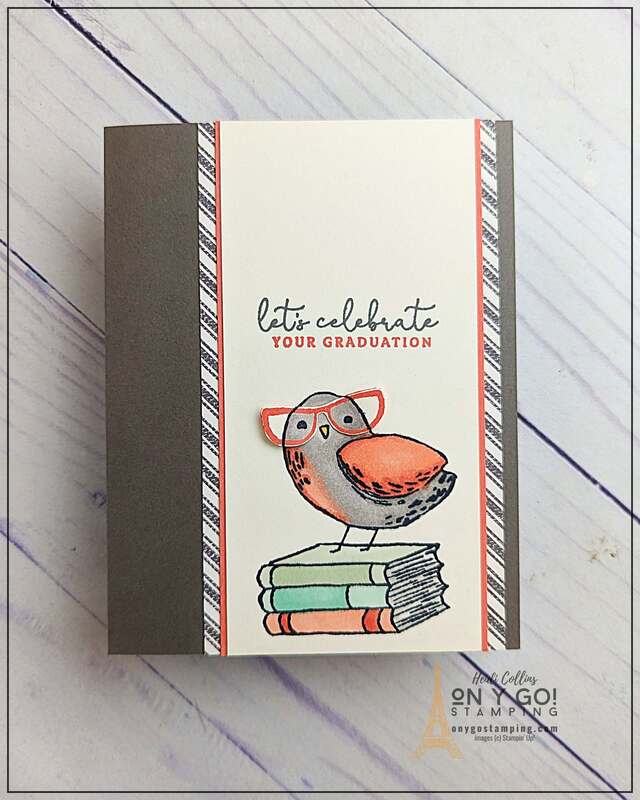 Looking to create a uniquely memorable graduation card that stands out from the rest? Combine the art of crafting and the joy of giving in a heartfelt handmade creation using the Bird's Eye View stamp set, Sentimental Park stamp set, and Stampin' Up! products. Let's dive in and explore how to make a graduation card that is both personal and unforgettable. See the video tutorial.