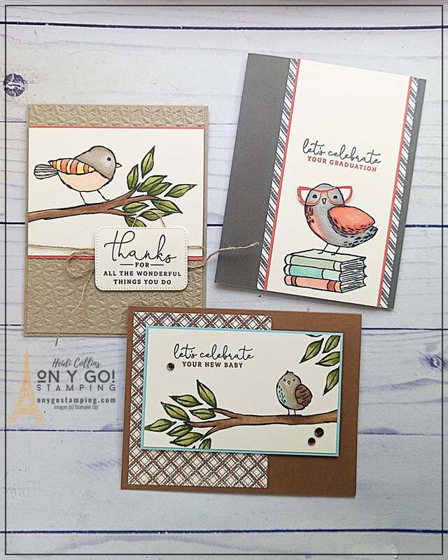 Discover the joy of creating stunning handmade cards using the Bird's Eye View and Sentimental Park stamp sets from Stampin' Up! Unleash your inner artist and make personalized cards that will amaze your friends and family. Ready to learn the secrets of crafting delightful cards? See the video tutorial now!