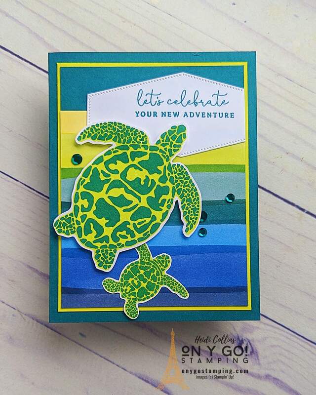Add a touch of summer to your handmade cards with the Sea Turtle stamp set from Stampin' Up! and the gorgeous Bright and Beautiful Designer Series paper. Dive into a world of creative possibilities and learn how to make a unique, eye-catching card that your loved ones will cherish. Don't miss out on this fun and easy crafting experience – see the video tutorial now!