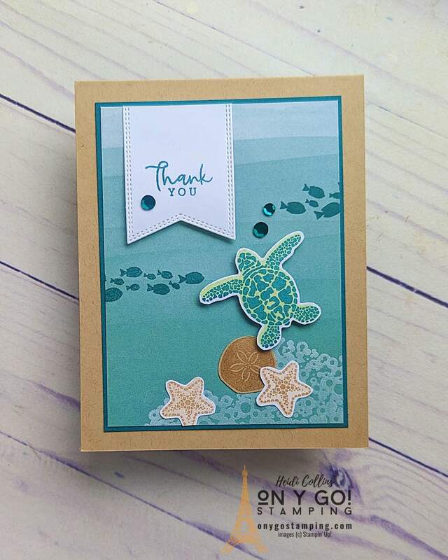 Discover the joy of creating beautiful handmade Thank You cards using the versatile Sea Turtle stamp set from Stampin' Up! With endless design possibilities, this wonderful set paired with the Bright and Beautiful Designer Series paper will inspire you to create unique cards that will make anyone's summer extra special.