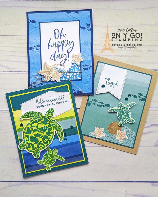 Discover the joy of creating a handmade card infused with the essence of summer! With the Sea Turtle stamp set from Stampin' Up! and the vibrant Bright and Beautiful Designer Series paper, you'll be able to craft a spectacular card that captures the season's warmth and beauty. Ignite your creativity now – see the video tutorial and start your crafting journey!