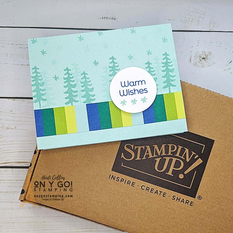 Use the Christmas Everywhere card kit from Stampin' Up!®️ to create super easy handmade cards. Then, use the stamp set from the kit with the Merry Bold and Bright patterned paper to create even more handmade holiday cards.