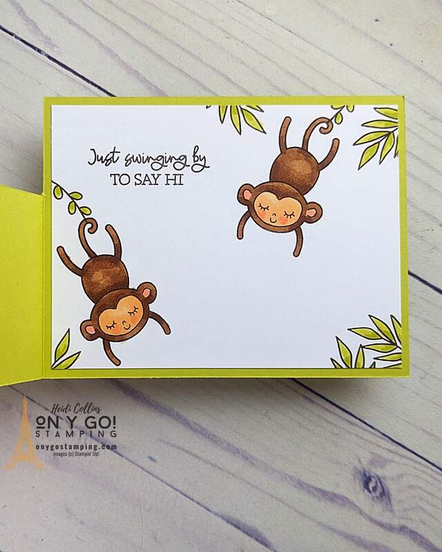 Are you looking for a unique and charming craft project? Why not create a delightful barn door fun fold card using the adorable Little Monkey stamp set, Stampin' Up! supplies, and circle punches? Our step-by-step video tutorial will show you how to combine these elements with beautiful patterned paper to make your very own personalized card. Don't miss out on this amazing crafting opportunity! See the video tutorial now!