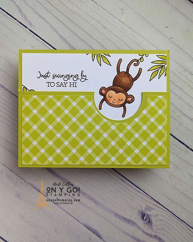 Discover a new way to express your creativity with this delightful barn door fun fold card! Combine the irresistible Little Monkey stamp set with Stampin' Up! supplies, circle punches, and gorgeous patterned paper to craft a one-of-a-kind card. Let your imagination run wild and join us for an unforgettable crafting experience. See the video tutorial and get started today!