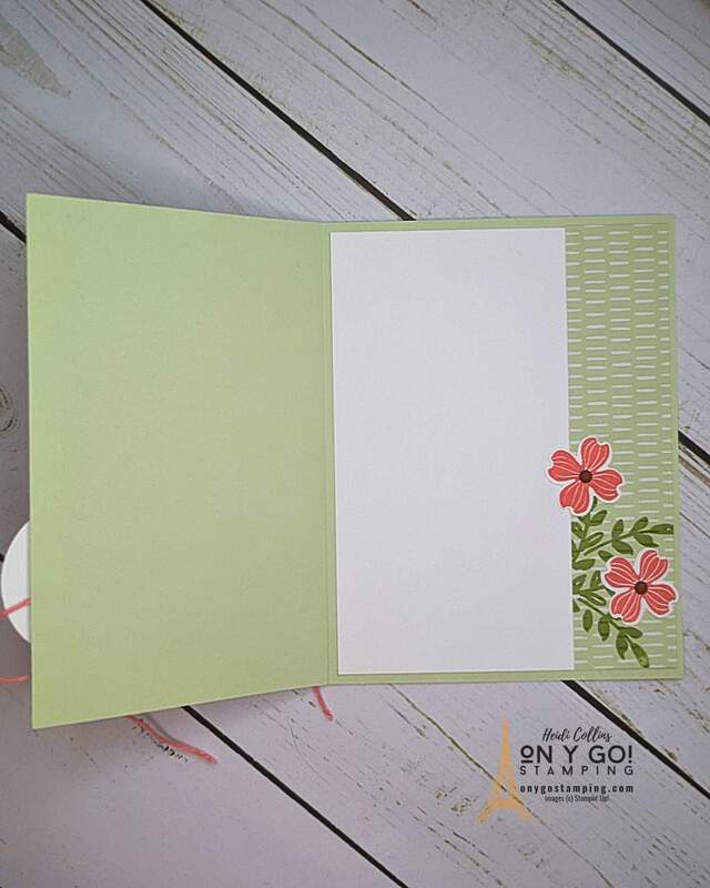 Open fun fold card made with the Detailed Dogwood stamp set. Get this gorgeous stamp set free during Sale-A-Bration 2024.