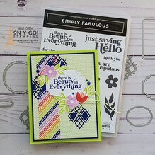Create fun cards by combining the Simply Fabulous stamp set, All That dies, and Butterfly Kisses Designer Series Paper from Stampin' Up! Click to find out how to get a free 6-card tutorial.