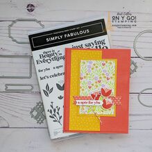 Find out how to get a free 6-card tutorial using the Simply Fabulous stamp set and Butterfly Kisses patterned paper from Stampin' Up!