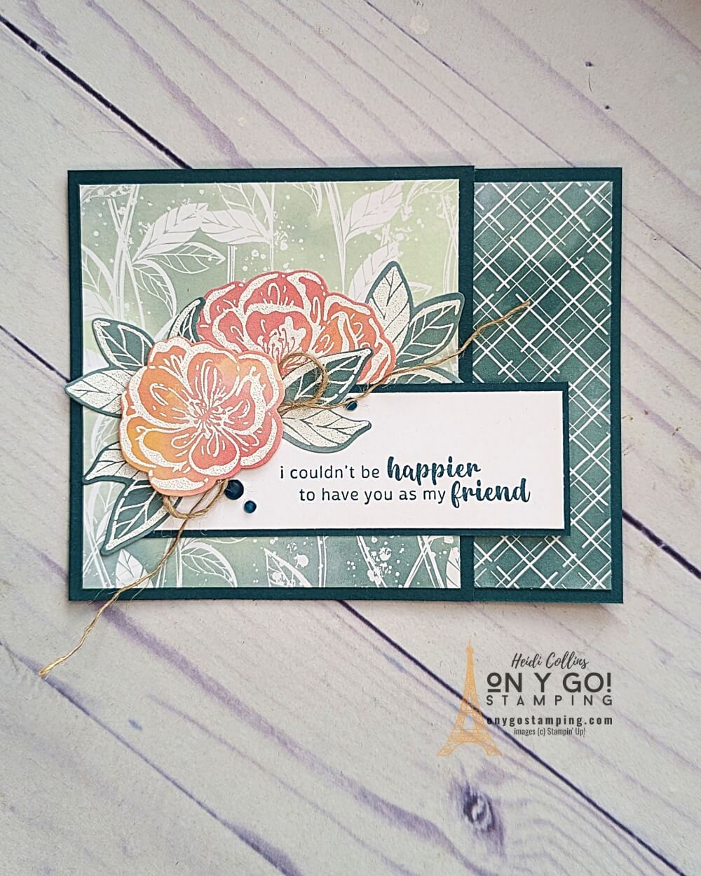 If you're looking for a quick and easy way to create an irresistible card design, then look no further than Stampin' Up!'s NEW 