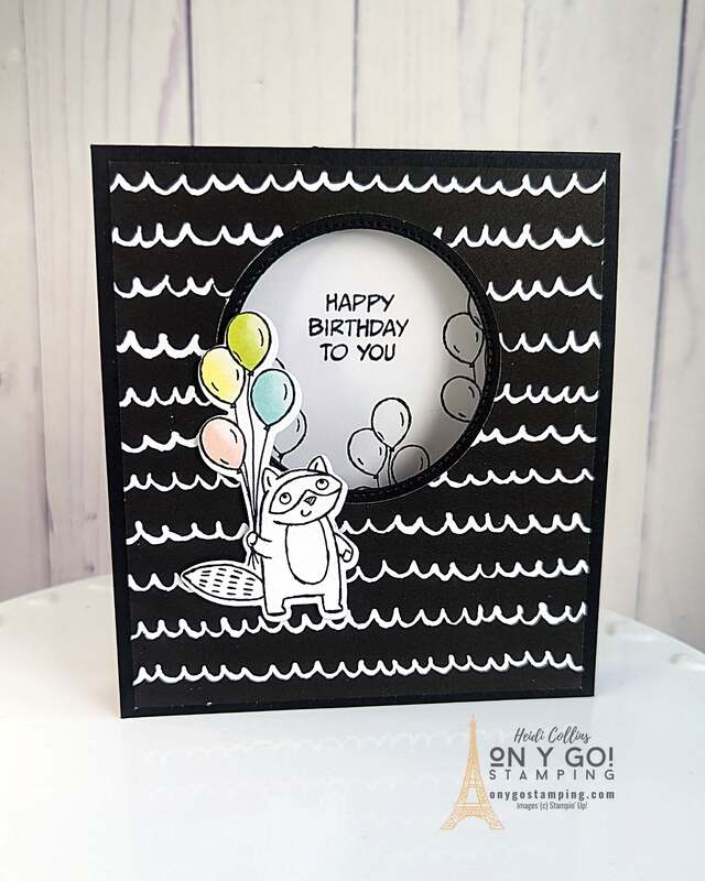 Let the Zoo Crew bring your creativity to life with this fun fold shadowbox card! This birthday card is created with the Zany Zoo stamp set and Zoo Crew Designer Series Paper to help your friends and family feel wild with joy! It will be a perfect addition to your next card crafting session.