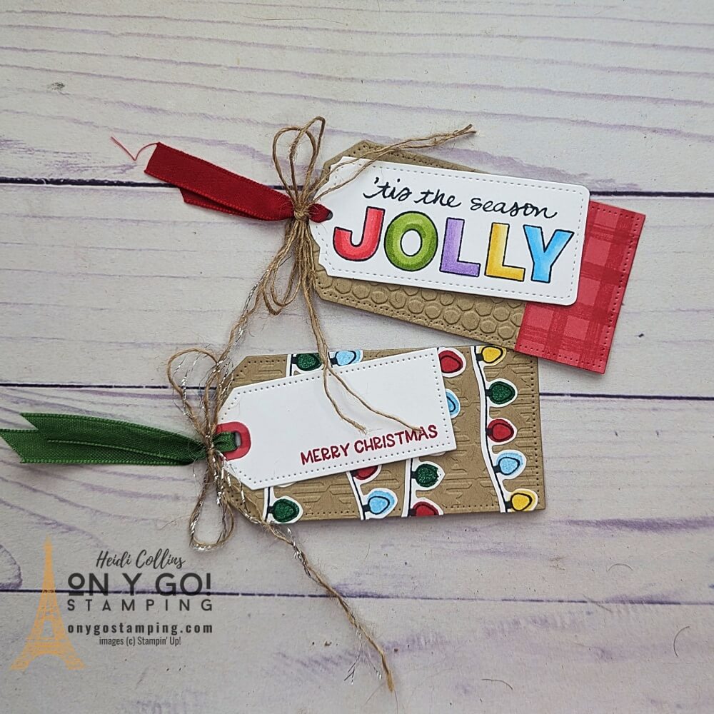 Create handmade gift cards for your Christmas presents this holiday season with the Jingle Jingle Jingle stamp set from Stampin' Up!®