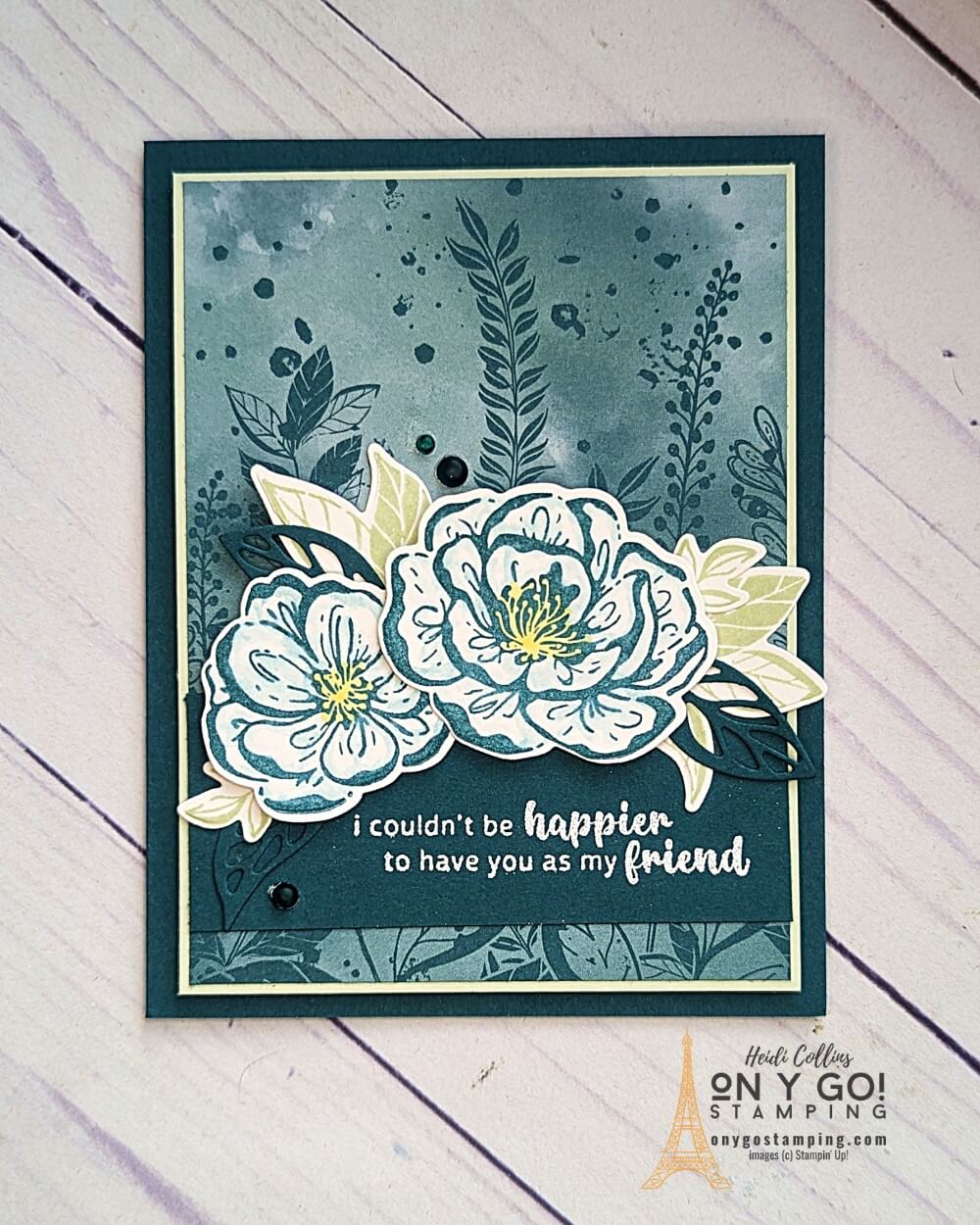 Are you looking for something special to add a little extra charm and flair to your next handmade card project? Look no further than the Irresistible Blooms stamp set from Stampin' Up!, along with some beautiful patterned paper! This gorgeous set of stamps and patterned paper will make your projects stand out and be sure to make them irresistible!