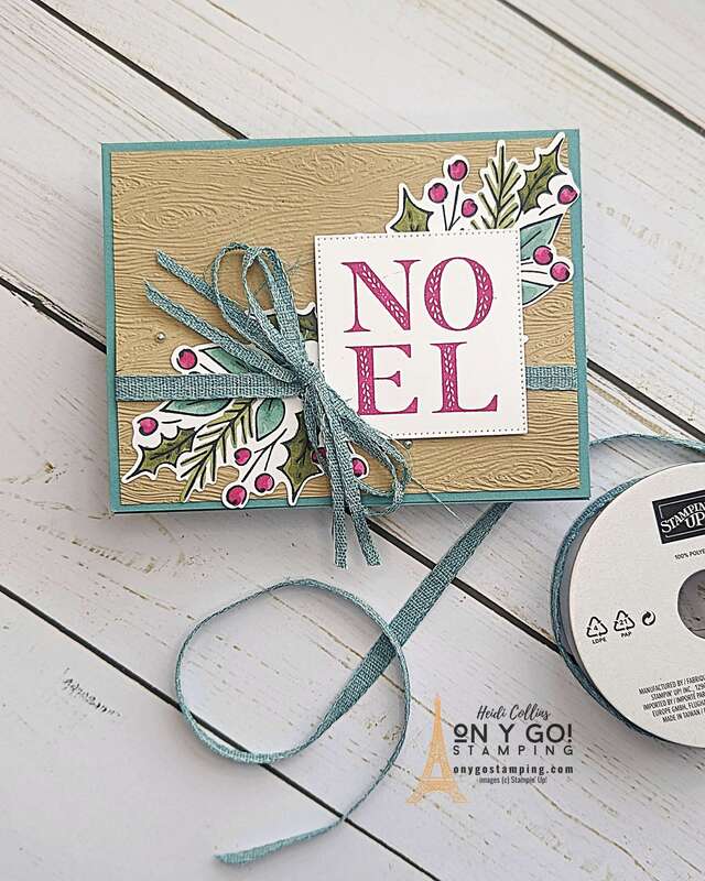 Discover a unique Christmas palette with our Joy of Noel card tutorial. This Stampin' Up set lets you create stunning handmade cards, steeped in holiday spirit yet wonderfully distinct. Explore alternate Christmas colors that bring a fresh, imaginative twist to seasonal greetings. Don't miss your chance to stand out this festive season--watch our video tutorial now.