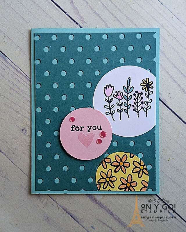 Immerse in the joy of crafting with this DIY floral card tutorial. Using the unique Just My Type stamp set and the versatile Dots & Spots die from Stampin' Up!, make your own exquisite handmade card that'll surely impress. Bring your creativity to life and add a personal touch to your heartfelt messages. Curious to start? Click to see the video tutorial now!