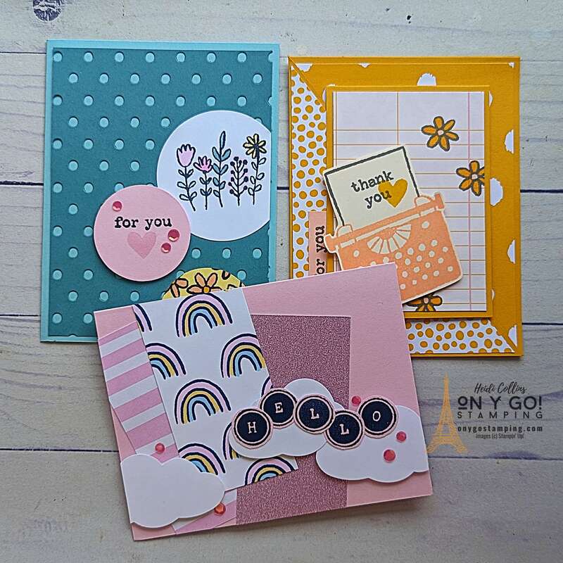 Leap into the art of cardmaking with our online class! Explore your creativity using the Just My Type stamp set from Stampin' Up! Craft intricate designs and a unique fun fold card, right from your home. Be inspired, express yourself, and impress your loved ones with your creations. Click to view our video tutorial and commence your artistic journey today!