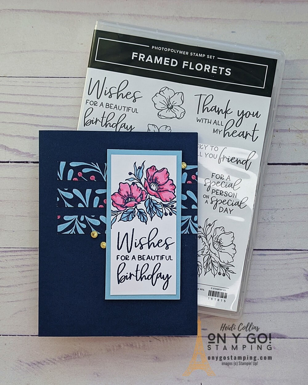 The new Framed Florets stamp set, dies, and patterned paper from Stampin' Up!® are absolutely fabulous! Find out how to get them before they are released in November.