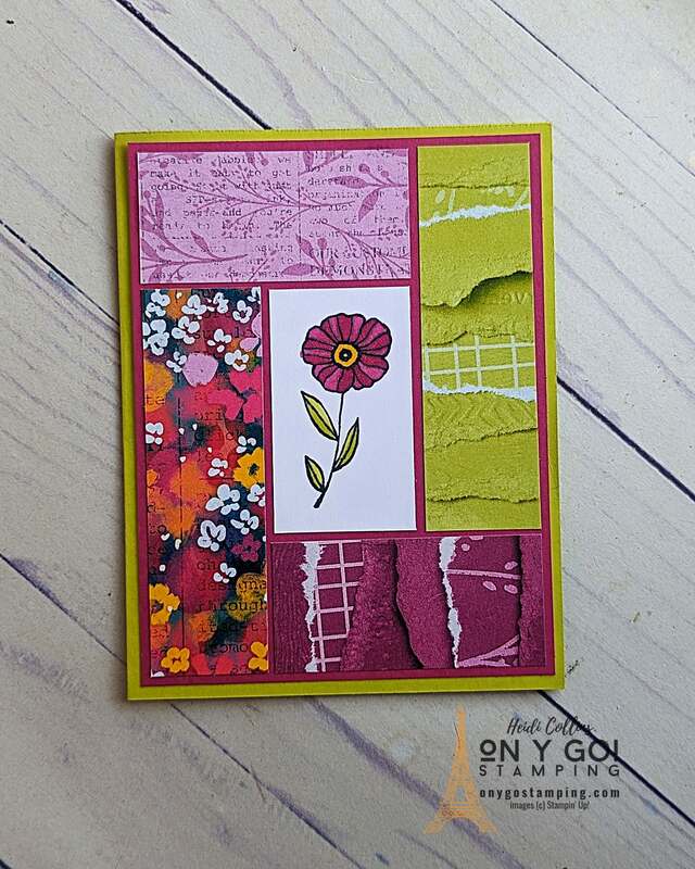 Dive into a world of soulful creativity as we explore the art of crafting an exquisite floral handmade card with patterned paper. By using the elegant Stampin' Up! Timeless Charm stamp set and our Masterfully Made Designer Series Paper (DSP), we'll guide you to unleash your inner artisan. Get ready, set, craft!