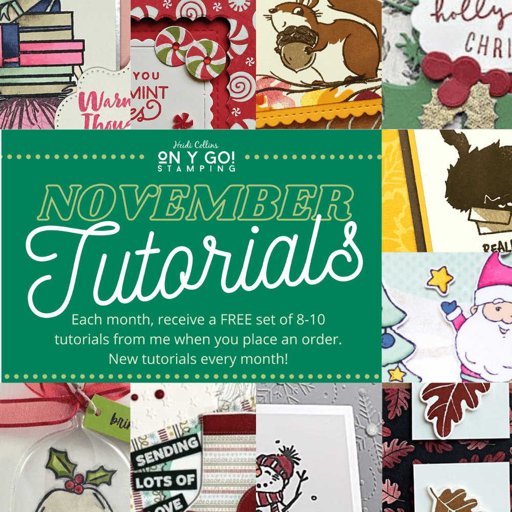 Get Free Cardmaking Tutorials with every order