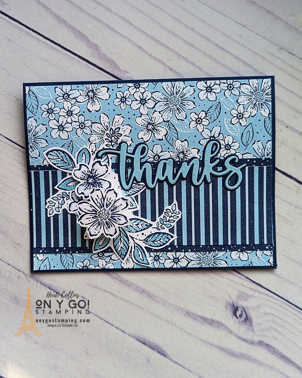 Add an extra special touch to your thank you cards with the Petal Park stamp set, Stampin' Up!® Regency Park DSP! This beautiful set of stamps, designer series paper, and paper accessories is sure to make any thoughtful gesture all the more delightful. Whether you're making thank you cards for a special occasion or just for fun, the combination of this gorgeous and vibrant set is sure to bring joy.