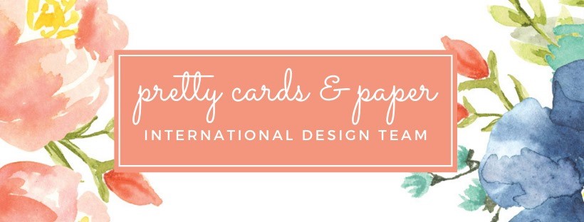 The Pretty Cards & Paper blog hop features a different patterned paper each month. You won't want to miss a single designer.